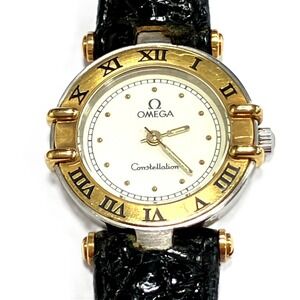 Omega Constellation Mini watch, total weight 15g, stainless steel, genuine le...